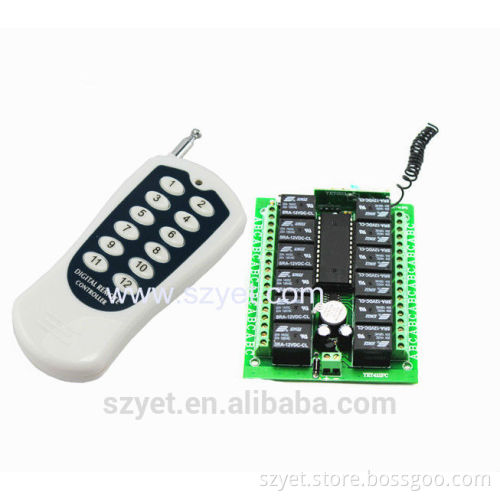 led light remote control receiver automatic sliding door system